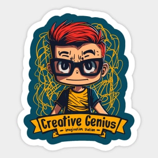 Creative Genius Sticker